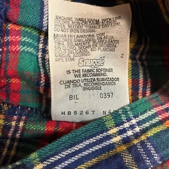 VINTAGE HEALTHTEX GIRLS SIZE 3T PLAID PANTS - Picture 7 of 7